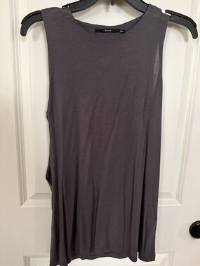 J Brand Sleeveless Tank in Charcoal Gray